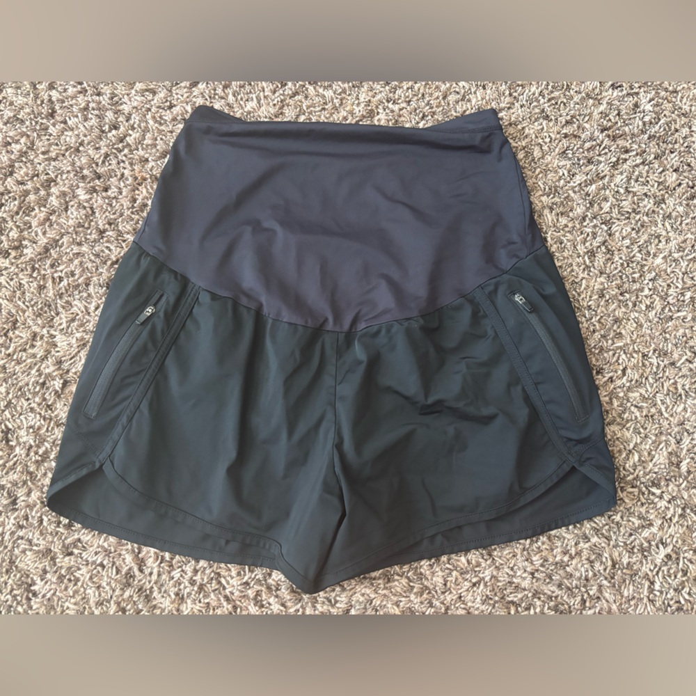 Black Maternity shorts